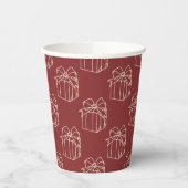 Simply Christmas Collection – プレゼント 紙コップ (左)