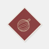 Simply Christmas Collection – ボーブル スタンダードカクテルナプキン (角)