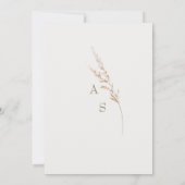 Simply Creamの結婚詳細囲い 招待状 (裏面)