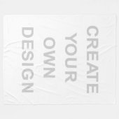 Simply - Create Your Own  フリースブランケット (正面(横))
