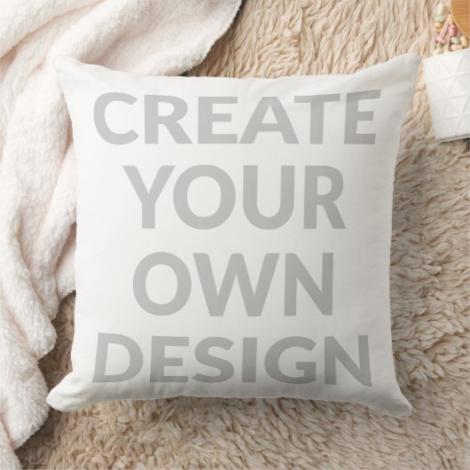 Simply - Create Your Own Throw Pillow クッション (ブランケット)