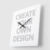 Simply - Create Your Own Wall Clock スクエア壁時計 (傾斜)