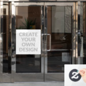 Simply - Create Your Own Window Cling ウィンドウサイン (オフィスドア)