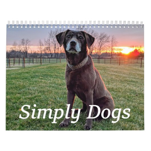 Simply Dogs calendar カレンダー (カバー)