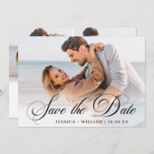 Simply Elegant Photo Wedding 3 PHOTO セーブザデート (正面/裏面)