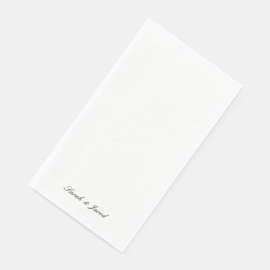 Simply Elegant Script Names White Wedding Guest (コーナー)