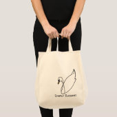 Simply Elegant Swan トートバッグ (正面(商品))