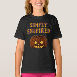 Simply Enspired ハロウィンエディション 女の子Tシャツ Tシャツ