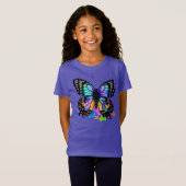 Simply Enspired バタフライ キッズTシャツ Tシャツ (正面フル)