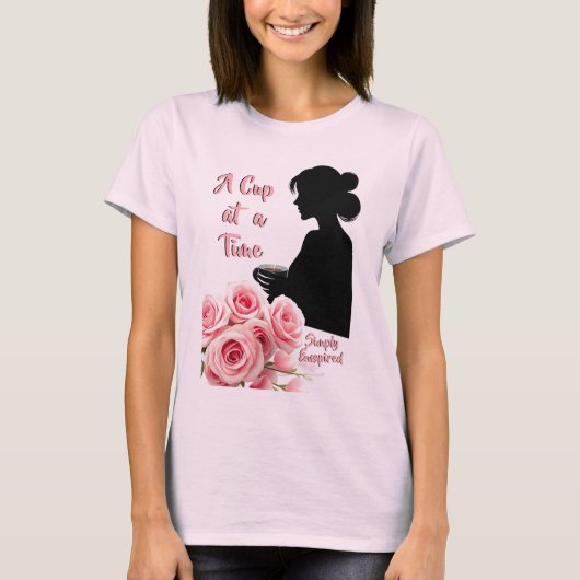 Simply Enspired “A Cup at a Time” コーヒーローズ Tシャツ (正面)