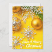 Simply Enspired Rhinestone Yellow Ornament シーズンカード (正面)