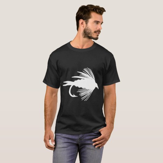 Simply Fly - Fly Fishing Tシャツ (正面フル)