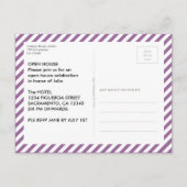 Simply Genius 3写真卒業はがき インビテーションポストカード (裏面)