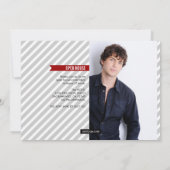 Simply Genius 4写真卒業のお知らせ 招待状 (裏面)