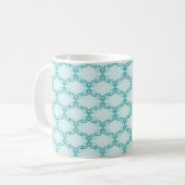 Simply Glamoulous Mug、ターコイズ コーヒーマグカップ (正面左)