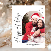 Simply Holiday PHOTOエレガントクリスマスグリーティング