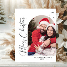 Simply Holiday PHOTOエレガントクリスマスグリーティング