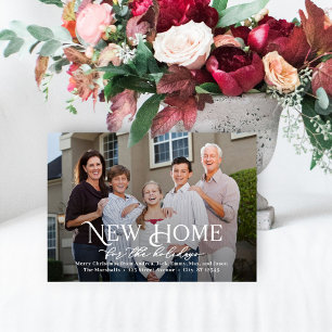 Simply Home Holiday Card Moving Announcement シーズンカード