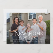 Simply Home Holiday Card Moving Announcement シーズンカード (正面)