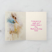 SIMPLY LOVE ANNIVERSARY/LOVE CARD サンキューカード (内部)