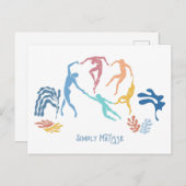 Simply Matisse – ダンス シーズンポストカード (正面/裏面)