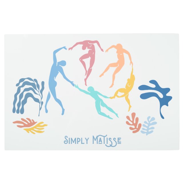 Simply Matisse – ダンス メタルプリント (正面)