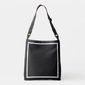 Simply Me – Elegant Black Simple Tote Bag クロスボディバッグ (裏面)