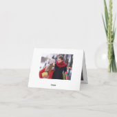 Simply Merry エレガント Christmas 3 PHOTO Greeting シーズンカード (裏面)