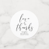 Simply Minimalistの結婚ブラックID感謝してい523 コンフェッティ (スモール正面)