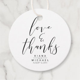 Simply Minimalistの結婚ブラックID感謝してい523 フェイバータグ