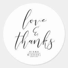 Simply Minimalistの結婚ブラックID感謝してい523 ラウンドシール