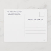 Simply Peace Joy & Happiness Holidayはがき シーズンポストカード (裏面)