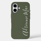 Simply Personalized Camo Green Case-Mate Case-Mate iPhoneケース (裏面)