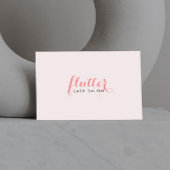 Simply Pink Lashサロン 名刺