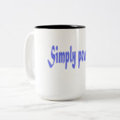 Simply Powerful Quote Mug ツートーンマグカップ (正面左)