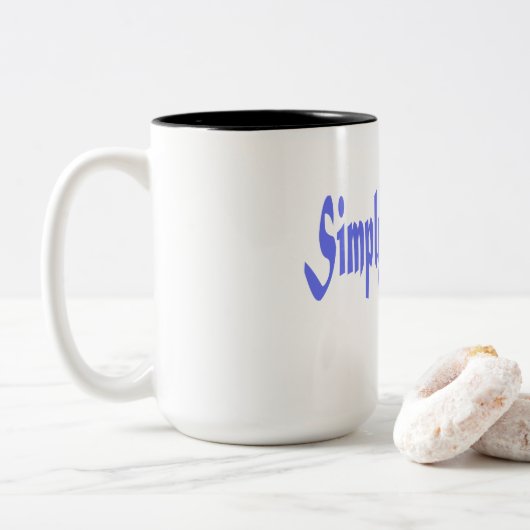 Simply Powerful Quote Mug ツートーンマグカップ (ドーナツ)