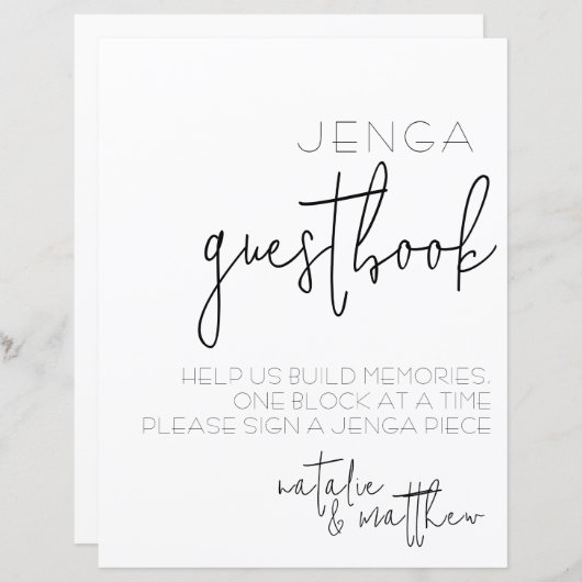 Simply Quaintゲストブック (正面/裏面)