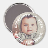 Simply Sweetベビー写真 マグネット (正面/裏面)