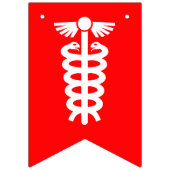 Simply Symbols / Icons – アスレピウスの棒+アイディア バンティングフラッグ (第2の旗)