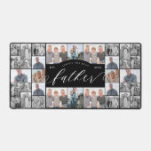 Simply The Best Father Personalize Photo Collage  デスクマット (正面)