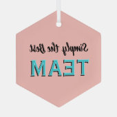 Simply the Best Team ガラスオーナメント (裏面)