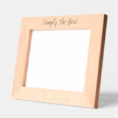 Simply the Best Team レーザー彫刻フレーム (左)