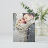 Simply Us編集可能なカラーポストカードを保存 ポストカード (スタンド正面)