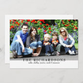 Simply Us Photo Holiday Card シーズンカード (正面/裏面)