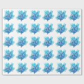 SimplyBlueの珊瑚 ラッピングペーパー (フラット)