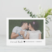 Simply's Thank 結婚 You Photo Card サンキューカード (スタンド正面)