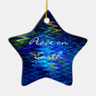 SimplyTonjiaの「地球のの平和"星のオーナメント セラミックオーナメント