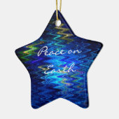 SimplyTonjiaの「地球のの平和"星のオーナメント セラミックオーナメント (左)