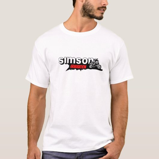 simsonの生成 tシャツ (正面)