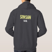 Simson Schwalbe DDR Werbedesign パーカ (裏面)